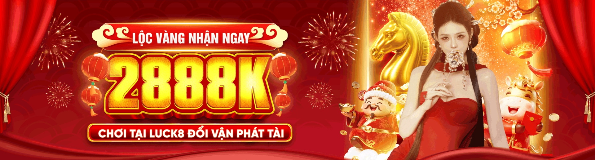 lộc vàng nhận ngay 2888k tại luck8 mới nhất
